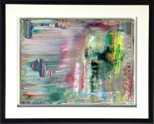 Thomas Pöllmann - Werknummer 2312 Öl auf Alu Dibond 30x40cm - Rahmen 43x53cm, 2023