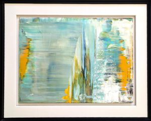 Thomas Pöllmann - Werknummer 2318 - Öl auf Alu Dibond 30x40cm Rahmen 43x53 cm 2023