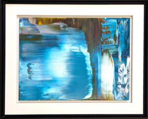 Thomas Pöllmann - Werknummer 2331 - Öl auf Alu Dibond 30x40cm Rahmen 43x53 cm 2023